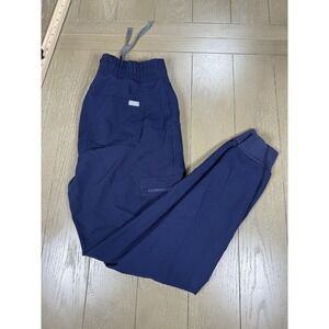 FIGS zamora Pants Womens Small Blue Navy Jogger Scrub Workwear Nurse